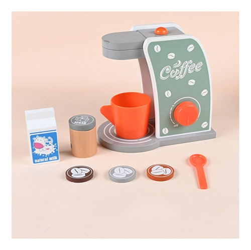 Cafetera De Madera Para Niños Con Forma De Casa De Juegos De