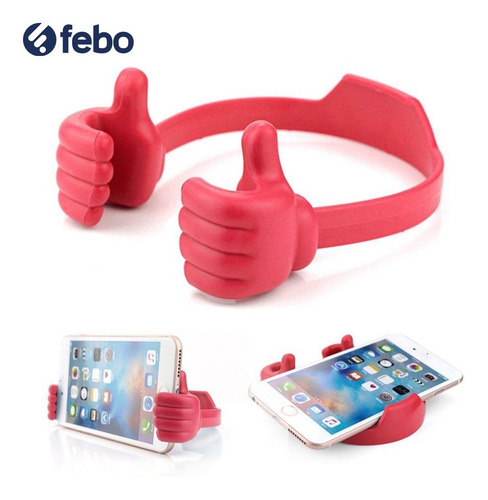 Imagen 4 de 5 de Soporte Celular Flexible P/ Mesa Escritorio Tipo Manos Febo