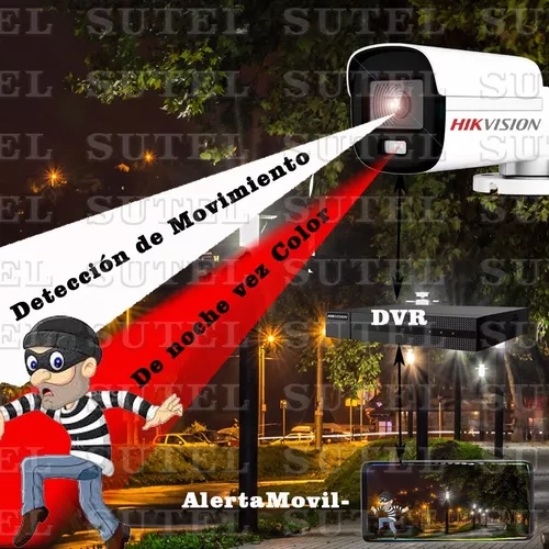 Kit Seguridad Hikvision 8 Camaras Vision Nocturna A Color !!