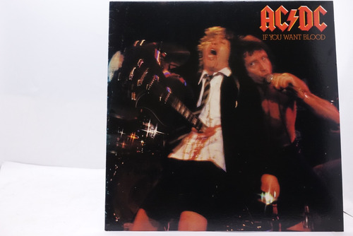 Vinilo Ac/dc If You Want Blood You've Got It.  1978 Usa