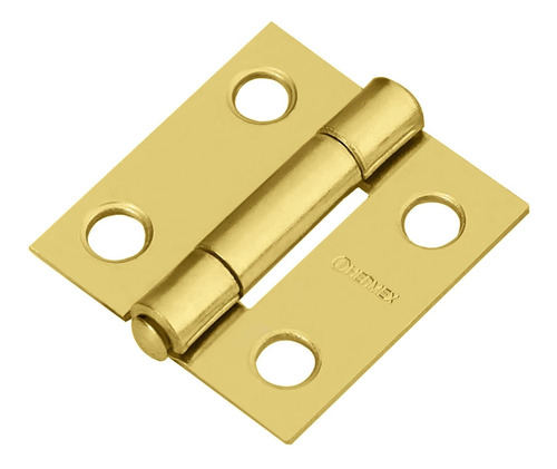 Bisagra Rectangular Acero A/latonado 1'' Hermex 43192