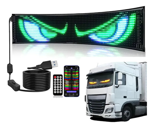 Letrero Led Programable Diy Flexibe Letrero Lumino 19x89.8cm