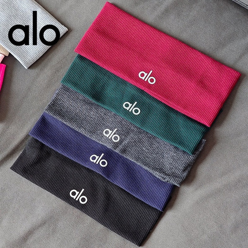 Diadema Ancha Para Yoga, Color Liso, Elástica Para Deportes