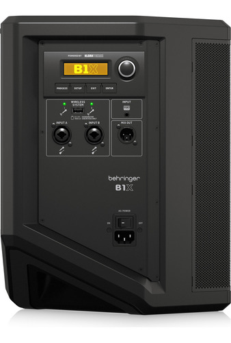 Altavoz Bocina Portátil Recargable Con Bluetooth Behringer B1X 250w Negro