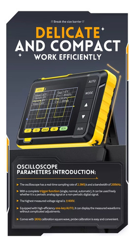 Osciloscópio Digital Portátil Com Tensão De 400v .
