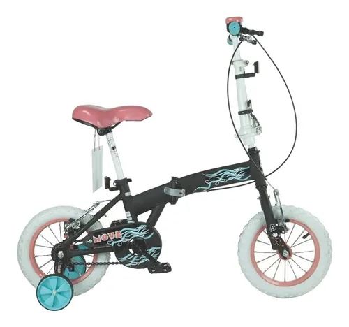 Bicicleta Plegable Disney Bia Rodado 12 Para Niños Tio Musa