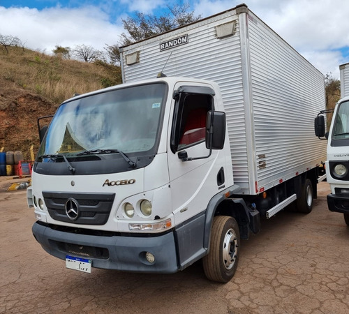 Imagem 11 de 15 de Mercedes-benz Accelo 815 Ano 2014 Baú Randon 3/4