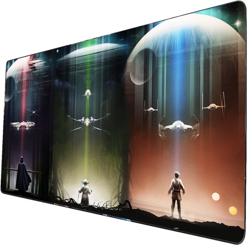 Mouse Pad Largo Artistico Trilogia Filmes Star Wars 40x90cm