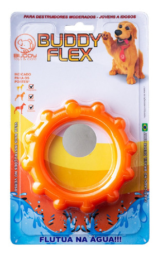 Brinquedo Mordedor Pet P/ Cachorro Buddy Toys Disco Flex