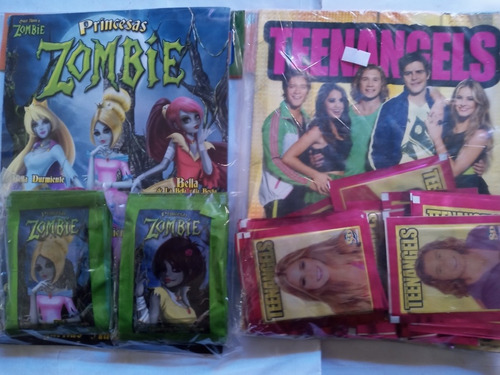 Album+50 Sobres.princesas Zombie/teen Angels.pack 2 Albumes