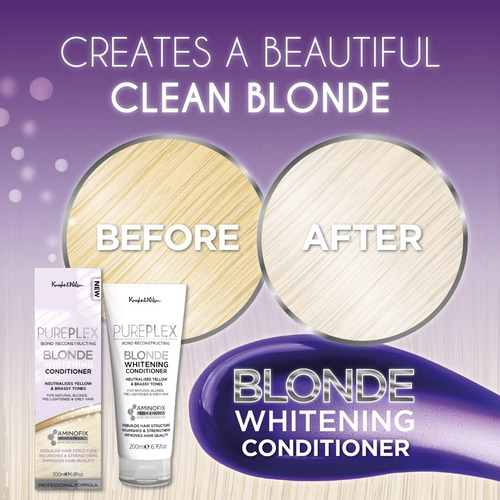 Pureplex Bond Acondicionador Para Reconstruir Cabello Rubio