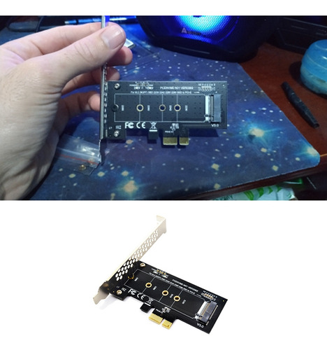 Adaptador Pcie A M2 Pci Express 3.0 X1 A Nvme Sdd M2 Pcie Ra