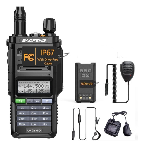 Radio De Comunicaciones Baofeng Uv-9r Pro Doble Via