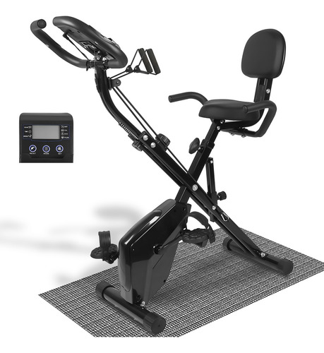 Bicicleta Ergométrica Dobrável Vertical Cadence Cor Preto