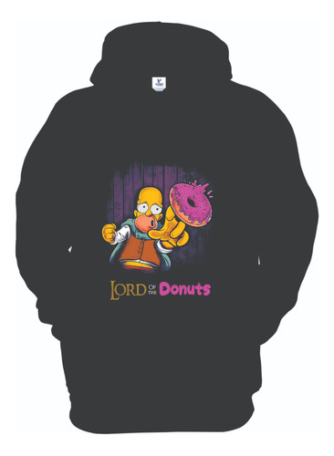 Sudadera Hoodie Homero Lord Of The Donuts Homer Donas  