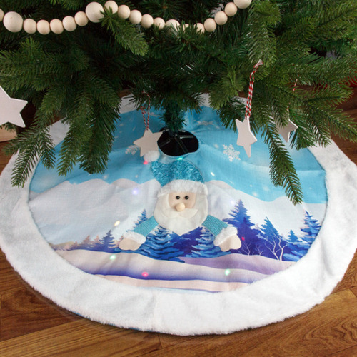 Falda De Árbol De Navidad Mate Con Falda De Árbol
