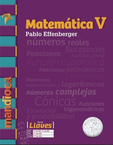 Matematica V - Serie Llaves - Libro + Acceso Digital - Mandi