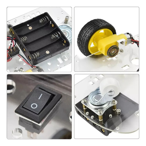 Chasis Para Carro Robot Kit 2wd Arduino