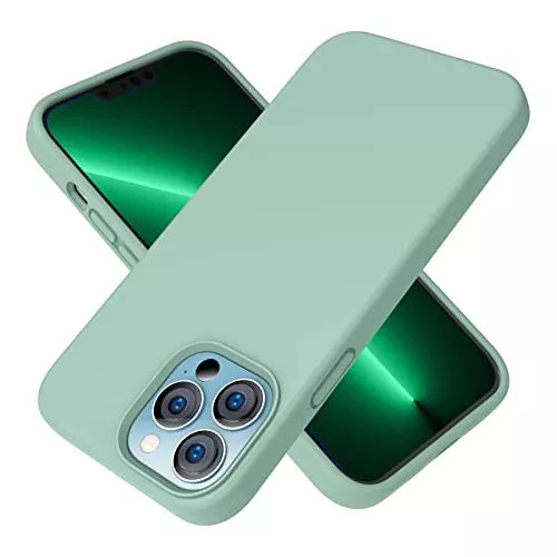 Funda De Iphone 13 Pro Max 6.7 Verde Silicona Forro Carcasa Para Mujer  Hombre