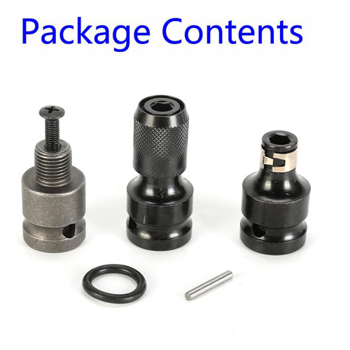 Adaptador De Enchufes De Impacto De 3 Uds., Cuadrado De 1/2