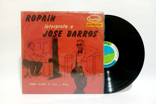 Disco Lp Ropain / Interpreta A Jose Barros / Cumbia