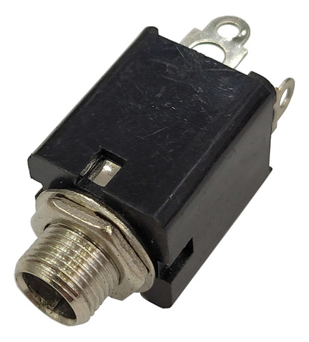 Conector Ficha Estereo Jack 6,5 Hembra Plast Chasis S/corte 