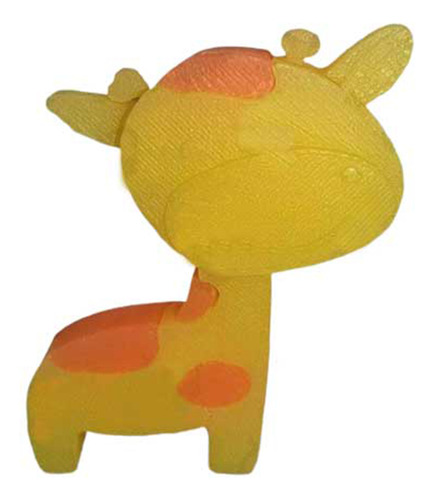 Molde Forma Silicone Girafa Encaixe Lembrancinha 2cav.