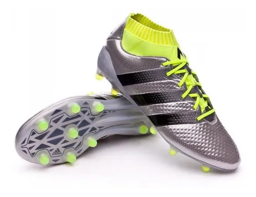 Tacos De Fútbol adidas Ace 16.1 Fg Plateado