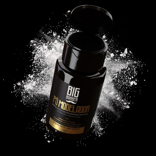 Pomada Em Pó Modelador Big Barber 15g Pacote Com 2 Unidades