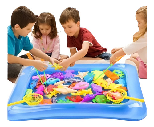 Pesca Milagrosa Piscina Juego 26 Piezas Regalo Niños