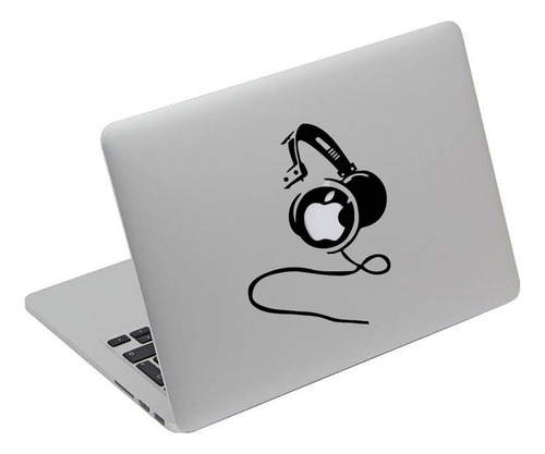 Sticker Para Laptop Audifonos