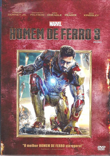 Dvd  Homem De Ferro 3  Roberto Downey Jr