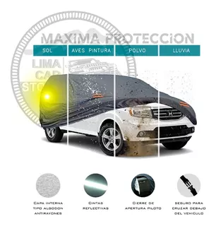 Cobertor Camioneta Pesado Protección Uv Impermeable Talla M