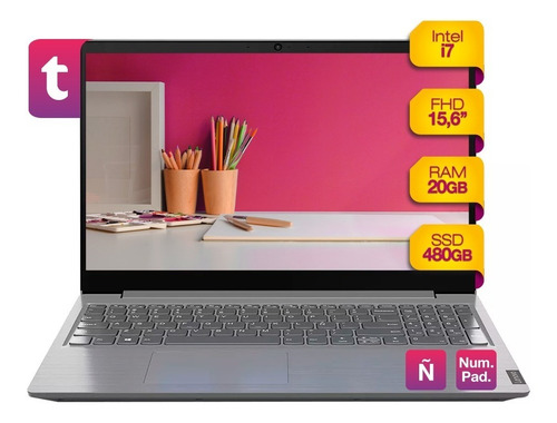 Imagen 1 de 8 de Notebook Lenovo 15p Intel I7 20gb Ram Ssd 480gb Windows 10