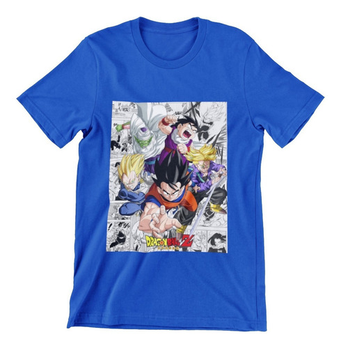 Polera Unisex Dragon Ball Z Goku Anime Gohan Algodon Estampa