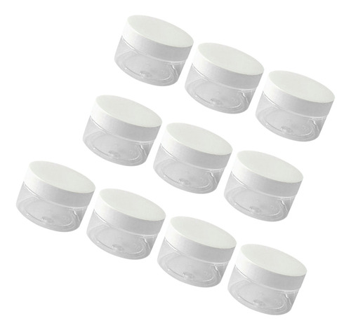 Frascos De Plástico Transparente De Boca Ancha De 100 Ml Con