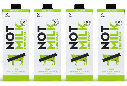 Notmilk Zero X4 Und 100%vegetal - L a $67160