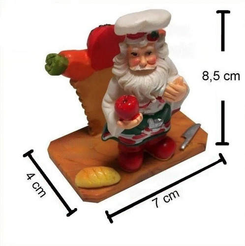 Set (4) Servilletero Santa Navideño Regalo Navidad Familia