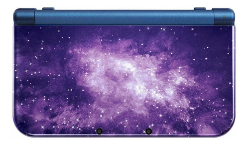 Nintendo New 3DS XL Galaxy Style cor  violeta e azul