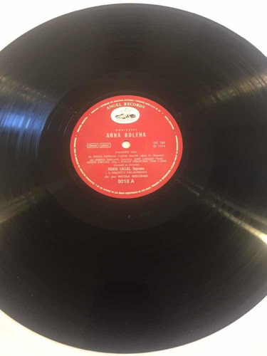 Callas Canta Escenas De Locura Angel Disco Vinilo Lp (Usado)