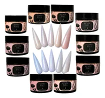 Comprar Colección Cover Full 10 Polvos Acrílicos 1oz C\u002Fu. Mc Royalty Color Paquete 10 Polvos