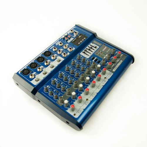 Mezcladora Romms 8 Ch Usb Sd Bluetooth