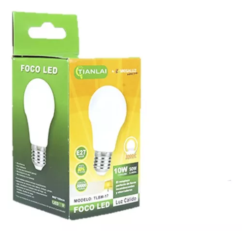 Foco LED 10W Ahorro Energía - Tianlai B03W10 – Ferreabasto