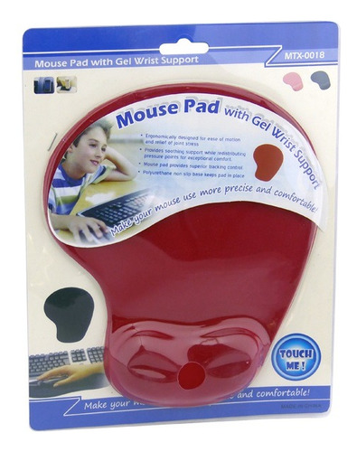 Pad Mouse Con Almohadilla Muñequera De Gel