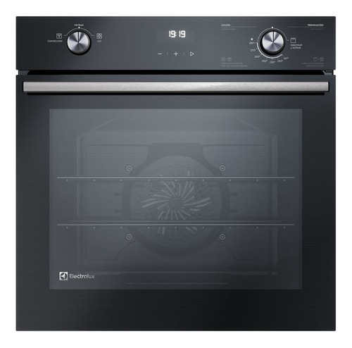 Horno Convección Negro Empotrable A Gas Electrolux 80l Effic