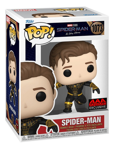 Funko Pop! Spider Man No Way Home Spider Man 1073 Aaa Exclus