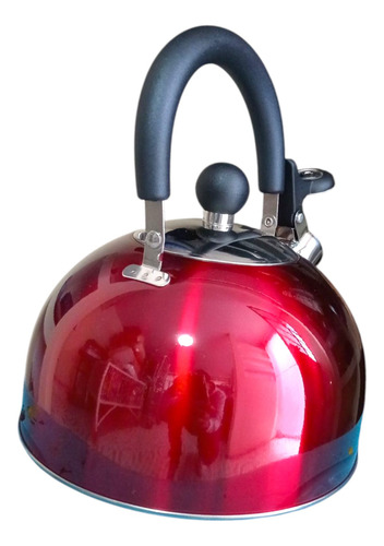 Tetera O Cafetera D 2l, Acero Inoxidable, Gran Calidad, Rojo