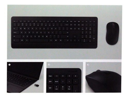 Combo Teclado Y Mouse Inalámbrico Microsoft 900 Nuevo Origin