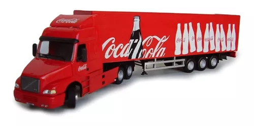 Caminhão Nh12 Volvo Carreta Coca Cola 1:50 = Arpra.