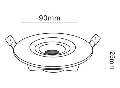 Spot Led Smd 12w Dicroica Embutir Aaatop Redondo Bf